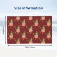 thumbnail image 2 of Capybaras Christmas Red Bath Towel, Highly Absorbent towels for bathroom Quick Drying Microfiber Bath Towels for Body, Soft Shower Towels for Sport, Yoga, SPA, Gym 27x55in, 2 of 5