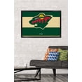thumbnail image 2 of NHL Minnesota Wild - Logo 21 Wall Poster, 22.375" x 34", Framed, 2 of 3