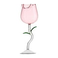 thumbnail image 3 of Cocktail Glass 280ml Martini Glass Creative Clear Cups Champagne Glass Flute for Pink, 3 of 9