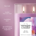 thumbnail image 3 of Candle Yankee Candle grande con forma de orquídea silvestre, 570 ml, 80 horas de combustión, 3 of 9