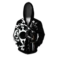 thumbnail image 4 of Sudaderas de otoño para hombre Sudadera con capucha con estampado de valquiria y espartano Sudadera con capucha suelta Ropa Y2k Ropa Sudadera Hombre, 4 of 4