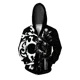 thumbnail image 5 of Sudaderas de otoño para hombre Sudadera con capucha con estampado de valquiria y espartano Sudadera con capucha suelta Ropa Y2k Ropa Sudadera Hombre, 5 of 5