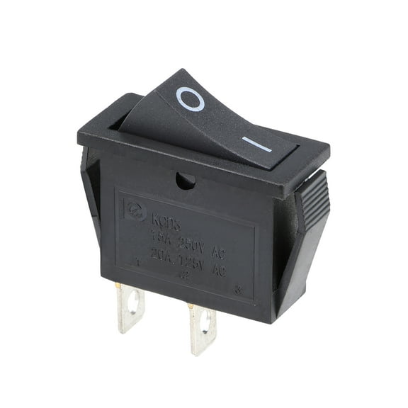Unique Bargains Rocker Switch AC 15A/250V 20A/125V, 2 Pin Mini Boat SPST Toggle Switch ON-OFF Snap-In