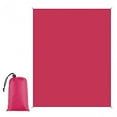 thumbnail image 1 of Beach Blanket Camping Blanket Picnic Mat Waterproof Sandproof Foldable Beach Mat Rose Red, 1 of 8
