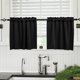 thumbnail image 4 of Cenefa opaca Warkul de 2 piezas, gruesa, de alta densidad, color sólido, para cocina y baño, suave, sedosa y elegante, para decoración de ventanas., 4 of 8