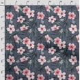 thumbnail image 3 of Soimoi Watercolor Floral Printed, Cotton Fleece, Fabric By The Yard Sewing DIY Stretch Fabric 56 Inches Wide, WarmFabric For Hats, Coats, Gloves, Blankets, Pink, 3 of 5