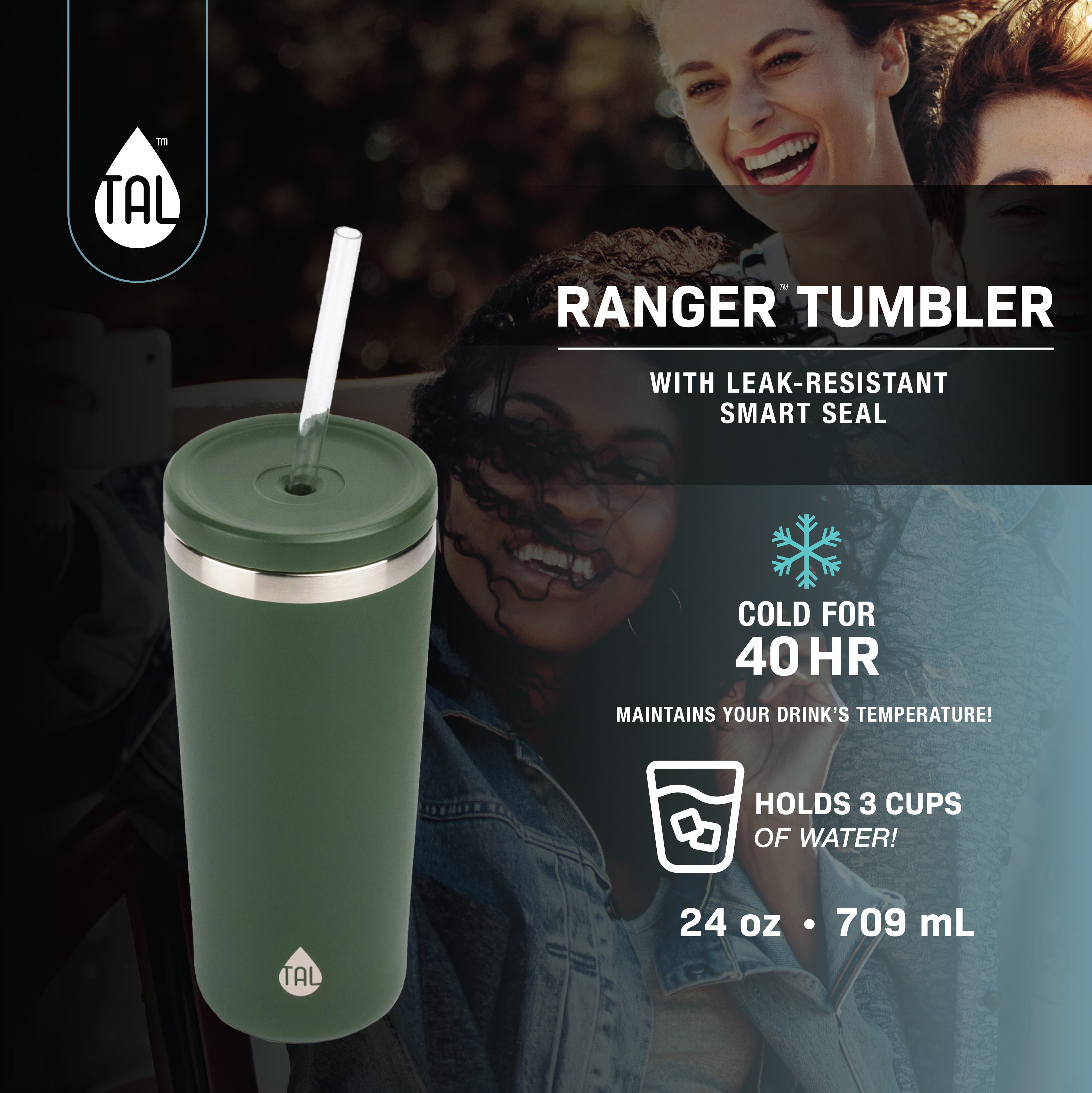 24oz Fashion Tumbler Geo (pack of 4) – TAL™ Hydration