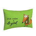 thumbnail image 2 of Bixox Drink Coffee And Do Good Printed Pillow Protector,Super Soft Ideal for Home,Guests,Rentals - 20"x30", 2 of 8