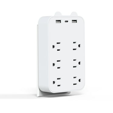 Presto Plug Portable Power Adaptor, Electric Outlet Extender with 2 USB ...