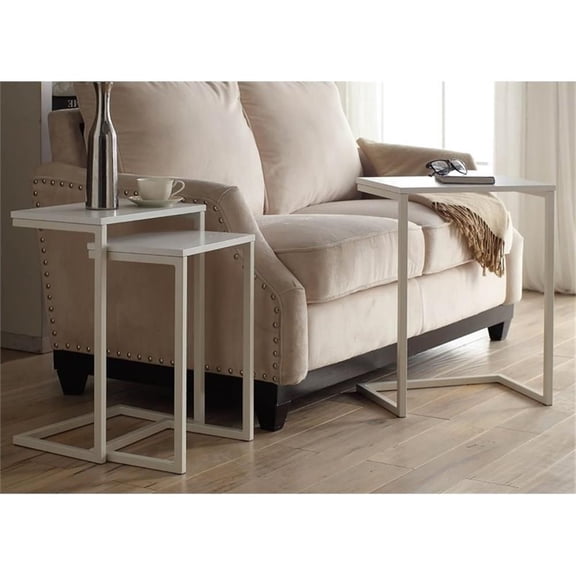 Carolina Classics Astrid Nesting Table Set in White