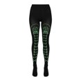 thumbnail image 4 of QSAWXQZ Womens Halloween Glow in Dark Footed Tights Full Length Stretch Leggings Free Size, 4 of 6
