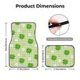 thumbnail image 5 of Yiaed St Patrick's Day11 Print Carpet Floor Mats for Cars, Auto Accessories Front & Rear Car Floor Mats Car Floor Foot Mat Sets of 4 Pieces, 5 of 7