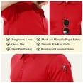 thumbnail image 3 of Zula Men's Polo Shirt, Quick Dry-Fit Lightweight Performance Short Sleeve Tactical Shirts Pique Jersey Golf Shirt, 3 of 4