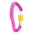 thumbnail image 2 of Carabiner,   Without Burrs Locking Carabiner 705 Aluminium Alloy Spring Loaded Door  For Hiking For Traveling For Outdoor Activity, 2 of 8