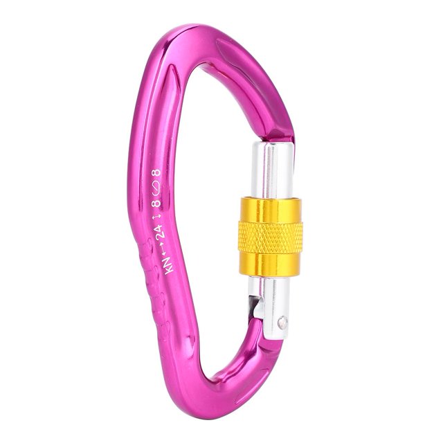 Mousqueton Robuste, Résistant à l'Usure et Durable Clip Mousqueton en Alliage d'Aluminium 705 de Conception Compacte pour Voyager pour l'Activité de Plein Air pour la Randonnée