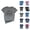 Grey, variant on We Are The Grandduaghters of The Witches Graphic Tees for Women Summer Casual Short Sleeve Crewneck Funny T Shirts