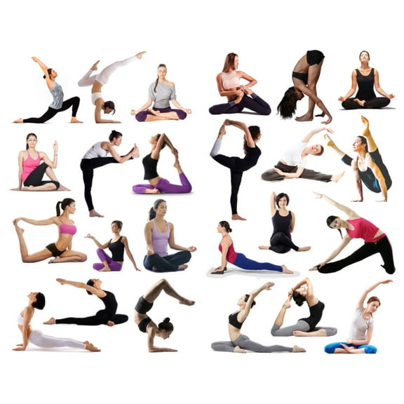 Fitness Yoga Sport Aesthetic Sticker Pre-cut Cute Diary Travel Paper Journal Stickers Scrapbooking Stationery Sticker Flakes Art Supplies