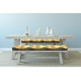 thumbnail image 2 of Floral Bench Pad, Summer Flora Pattern with Abstract Sunflowers, HR Foam Cushion with Decorative Fabric Cover, 45" x 15" x 2", Mustard Multicolor, by Ambesonne, 2 of 3