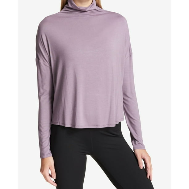 Download DKNY - DKNY NEW Purple Womens Size Large L Mock Neck ...