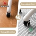 thumbnail image 5 of Hardwood Floor Office Chair Mat, 36"x48" Heavy-Duty Floor Protector, Gray, 5 of 17