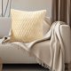 thumbnail image 5 of Pisexur funda de almohada Funda de almohada plisada de terciopelo de color liso, cojín de sofá de terciopelo, almohada para cabecero, almohada de oficina, soporte lumbar, protección de cintura, 5 of 6
