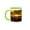 Green/White, variant on 3drose, Golden Pine Island Florida Sunset, 11oz Mug