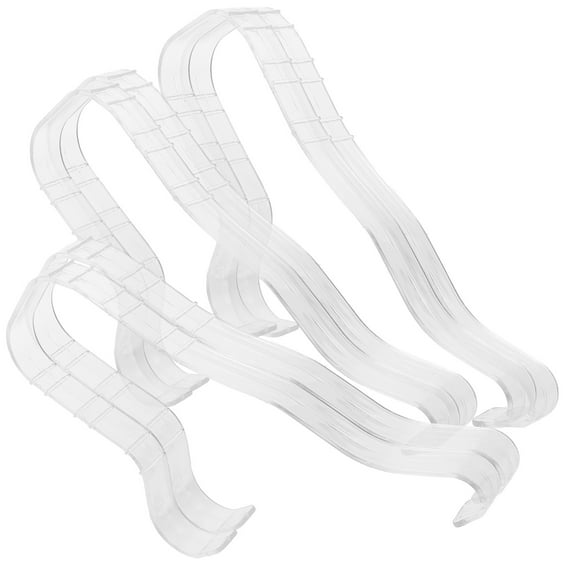 Nicehomfit Plastic Shoe Shaper Forms White Shoe Display and Organizer 6Pcs