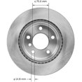 thumbnail image 2 of Bendix PRT6046 Premium Brake Rotor, 2 of 3