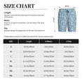thumbnail image 5 of Wukai Floral Retro Style Men’s Short Pajama Pants With Pockets Soft Sleep Pj Shorts for Men-4X-Large, 5 of 6