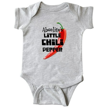 

Inktastic Abuelito s Little Chili Pepper Gift Baby Boy or Baby Girl Bodysuit