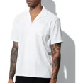 thumbnail image 3 of Camisa Formal Hombre Camisa Casual Manga Corta Arjen Kroos, 3 of 7