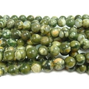6mm Rhyolite Jasper Round Beads Genuine Gemstone Natural Jewelry Making