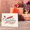thumbnail image 4 of KUUQA 30Pcs Merry Christmas Greeting Cards with Envelopes and Snow Stickers, 6 Christmas Designs, 4 of 7