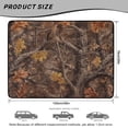 thumbnail image 7 of COEQINE Car Cargo Liner for Dogs, All Weather Trunk Mat Washable Rear Cargo Mat Pet Cargo Protector for Travel Enthusiasts, 29 x 39 Inches, Camo Hunting Woodland Brown, 7 of 7