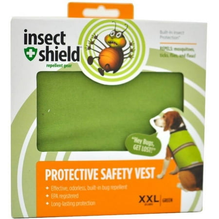 Insect Shield Protective Safety Vest XXL, Green