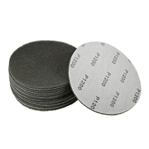 Scrub Pad 7-inch 1200-Grits Drill Power Brush Tile Scrubber Cleaning Scouring Pads Abrasive Buffing Pads 8pcs