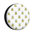 thumbnail image 1 of Lsque Rubber Duck Showe Pattern Tire Covers - Tough Tire Wheel Protector for Truck, SUV, Trailer, Camper, RV-14 inch, 1 of 6