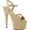 Cream Patent/Cream, variant on Women's Pleaser Adore 709
