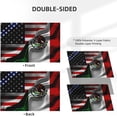 thumbnail image 4 of American Flag And Mexico Mexican Flag Flag 4x6 Ft Double-Sided Printing Thickened Three-Ply Fabric Outdoor Flags Banner Decorations, 4 of 10