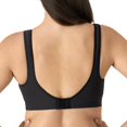 thumbnail image 3 of Sujetador Bali Comfort Revolution inalámbrico negro Comfortflex Fit, 3 of 6
