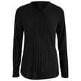 thumbnail image 4 of EDFBUYKRS Women's Casual Bohemian V-Neck Long-Sleeved Ruffle Sleeve Blouse Loose Shirts Xl, 4 of 5