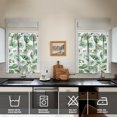 thumbnail image 4 of Hawaiian Island Flowers Kitchen Curtains Set 27.5x36in Polyester Valance and Tier Set, Tropical Botanical Window Curtains for Summer Beach House or Vacation Home, 4 of 6