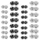 thumbnail image 1 of 200 Sets Sew-on Snap Buttons Metal Snap Fastener Buttons Press Button for Sewing Clothing 10mm 8.5mm, 1 of 4