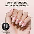 thumbnail image 4 of MelodySusie Short Almond Nail Tips, 300Pcs Clear Acrylic, Half Matte Full Cover Press on Nails for DIY Extension & Salon Use, 15 Sizes Pre-Shaped for Long-Lasting Manicure, 4 of 7