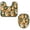 Multicolor 5, variant on PhooArto Toilet Lid Cover and U-Shaped Toilet Floor Mat Set of 2 Pieces, Cartoon Forest Animal Pattern Toilet Mat Set, Machine Washable Seat Covers Non-Slip Absorbent Rugs