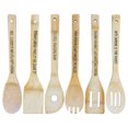 thumbnail image 4 of Fanshiluo Funny Wooden Spoon Set 6 Wooden Spoons To Play Wooden Coffee Spoon Engraved With Funny Phrases Custom Wooden Spoons For Cooking Wood Spoons, 4 of 4