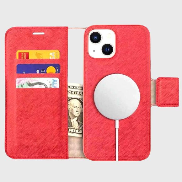 Caseco Mag-Safe iPhone 13 Magnetic Wallet Case - Broadway