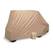 Eevelle USA, GLCCV2, Convertible 2 Passenger Flip Down Rear Golf Cart Seat Cover Tan
