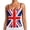 1-Blue, variant on Women's British Flag Print Tank Tops Summer Sleeveless Backless Spaghetti Strap Slim Fit Camisole Casual Stretchy Tight Retro British Style Cami for Music Festivals Parties 2-Blue M