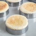 thumbnail image 2 of AMERTEER 6Pcs Stainless Steel Cake Muffin Crumpet Bread Rings Bakery Baking Mold Tools(Silver), 2 of 9